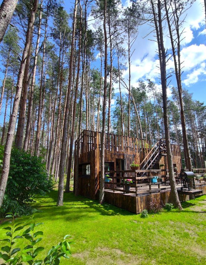 Lesny W Stylu Scandi Z Jacuzzi Nad Jeziorem Kaszuby Будинок відпочинку