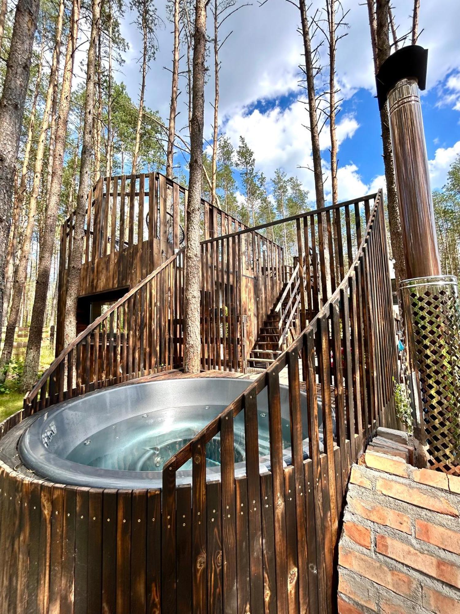 Будинок відпочинку Lesny W Stylu Scandi Z Jacuzzi Nad Jeziorem Kaszuby *