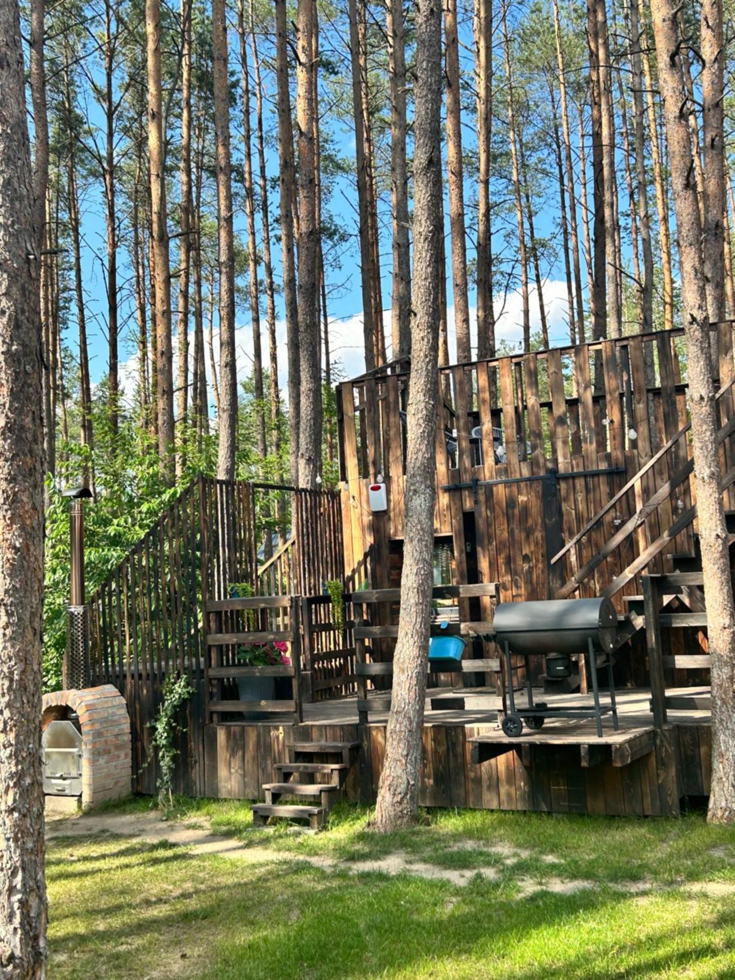 Lesny W Stylu Scandi Z Jacuzzi Nad Jeziorem Kaszuby Будинок відпочинку